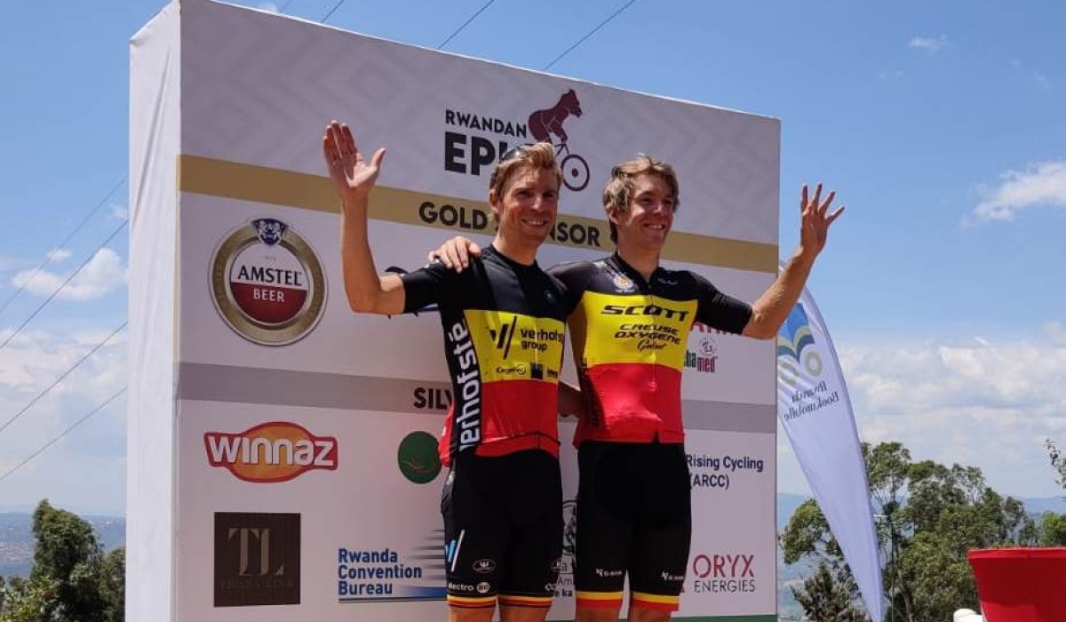 Team Belgium’s Frans Claes and Jens Schuermans were off to an impressive start at the 2022 Rwandan Epic (2)