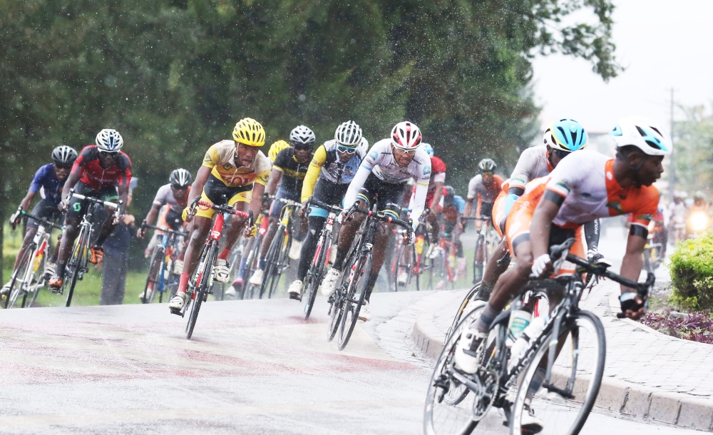 Local cyclists during Rwanda Cycling in Musanze .For the first time, Nyaruguru District in partnership with FERWACY  has organized a cycling competition dubbed Kibeho Race  scheduled for November 12.