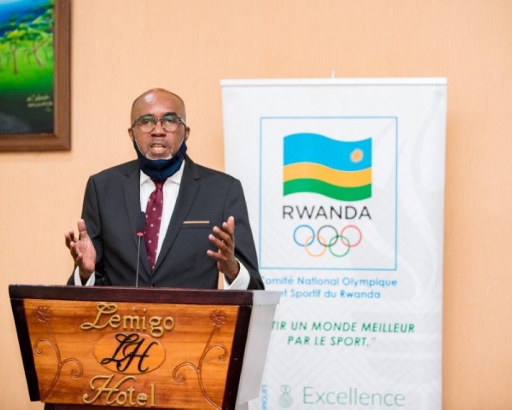 Theogene Uwayo has resigned from the Rwanda National Olympics and Sports Committee (RNOSC) presidency. Photo: Courtesy.