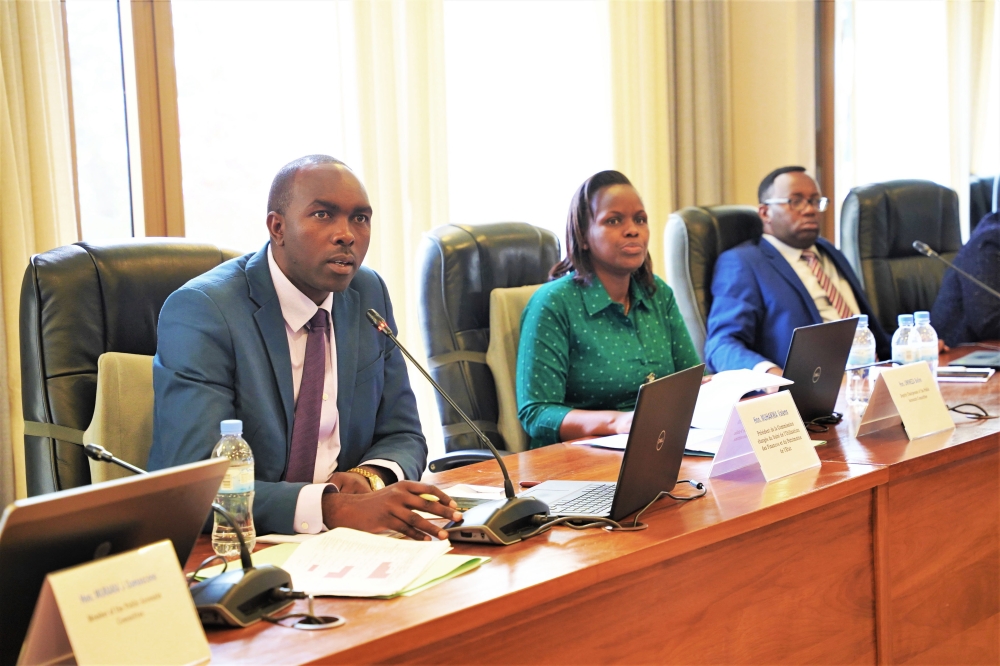 Public Accounts Committee chairperson Valens Muhakwa during a hearing session as RTDA appear before the committee on September 8, 2022. Craish BAHIZI (2)