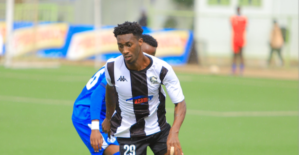 APR FC &#039;s forward Yves Mugunga scored the lone goal during the league game against
Gorilla FC . Photo: Courtesy.