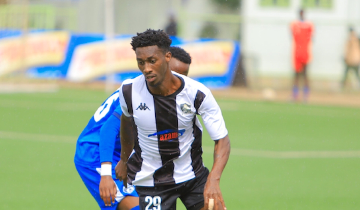 APR FC &#039;s forward Yves Mugunga scored the lone goal during the league game against
Gorilla FC . Photo: Courtesy.