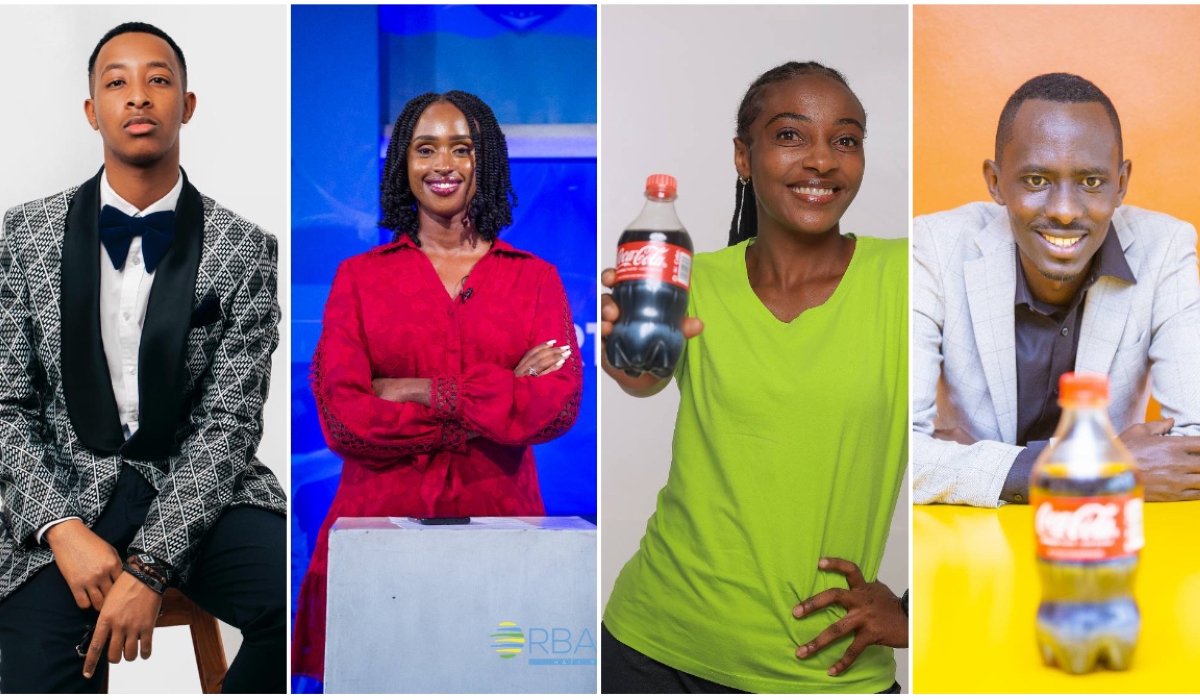 L-R: Tito Kimenyi, Ruth Rigoga, Salima Mukansanga, and Thierry Tity Kayishema.