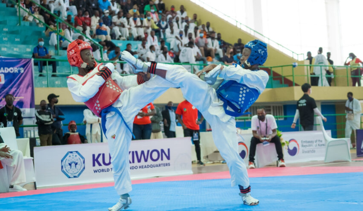Taekwondo players in a past Ambassador’s Cup competition in Kigali. This year’s edition will take place on November 20. Net photo.