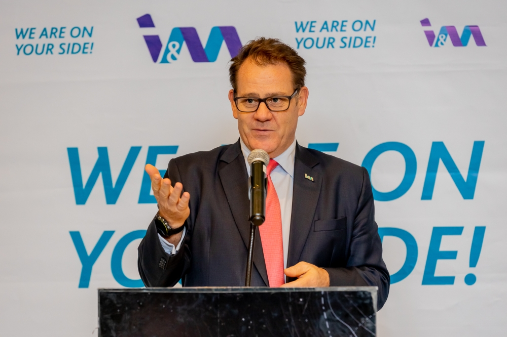 Robin Bairstow, CEO of I&M Bank Rwanda.