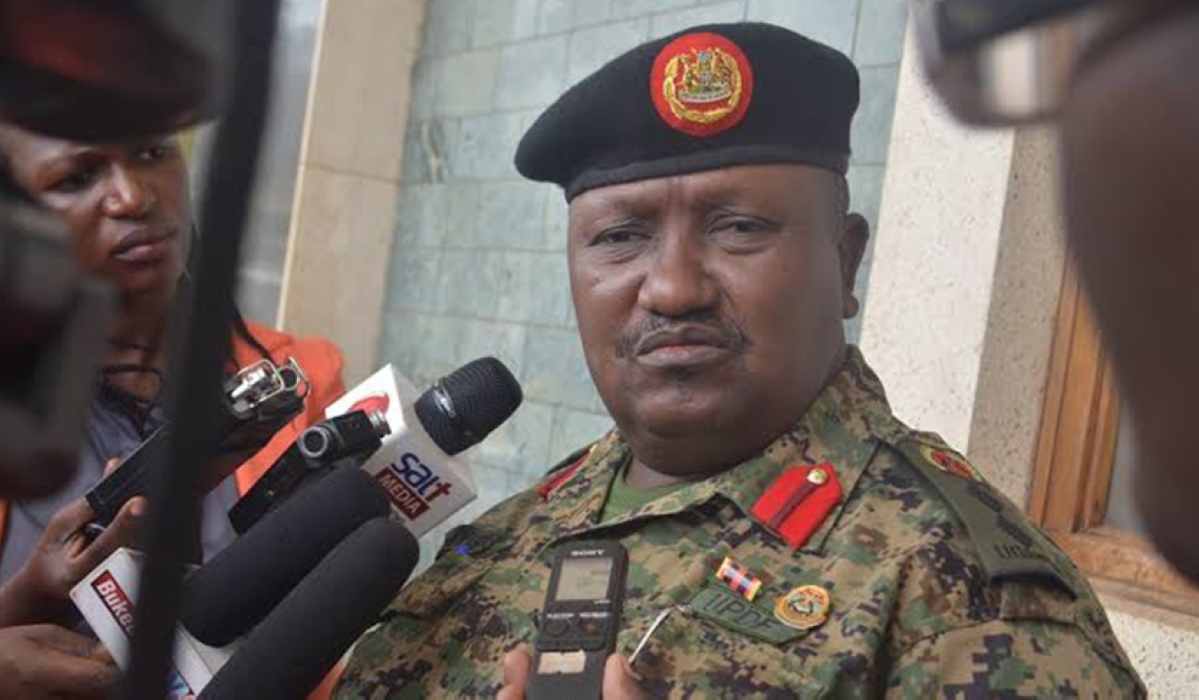 Brig. Gen Felix Kulayigye, the Uganda People Defence Force (UPDF)spokesman during a past news breifing. Internet