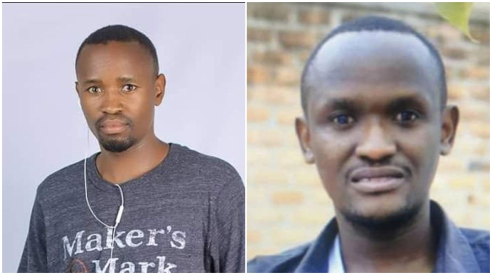 Suspect Emmanuel Nsabimana (L) and deceased former volleyball player Faisal Safari. / Courtesy