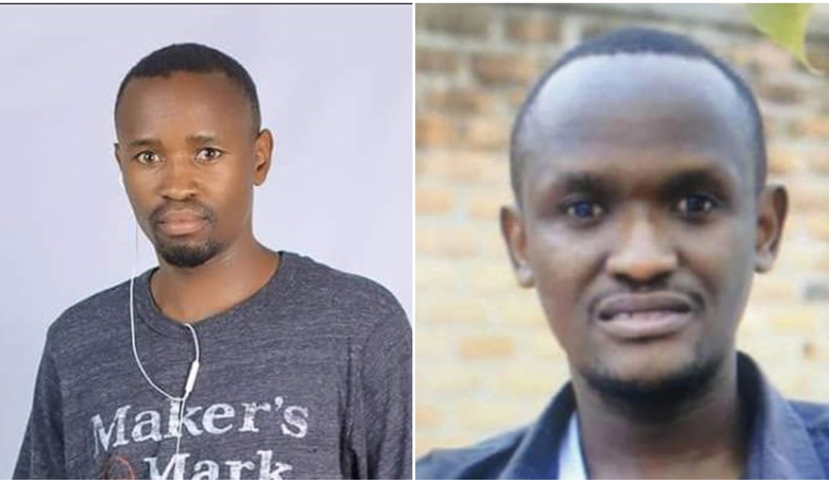 Suspect Emmanuel Nsabimana (L) and deceased former volleyball player Faisal Safari. / Courtesy