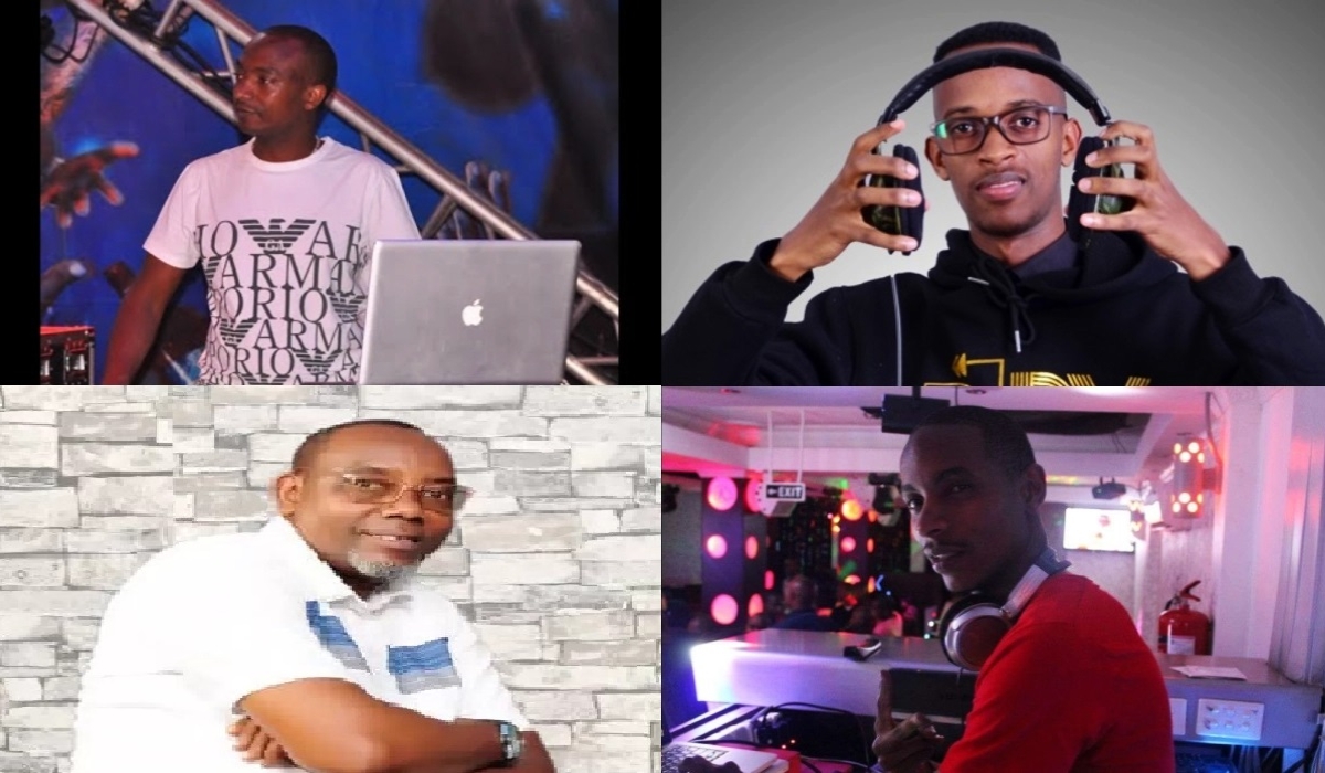 Clockwise : DJs Bisoso, RY,  Mike and Kalim  will feature in a well-selected lineup of DJs cooking the best of ‘only old school music’ for their audience ahead of the much-awaited Oldies Music Festival  at Canal Olympia, Rebero on December 3. Courtesy