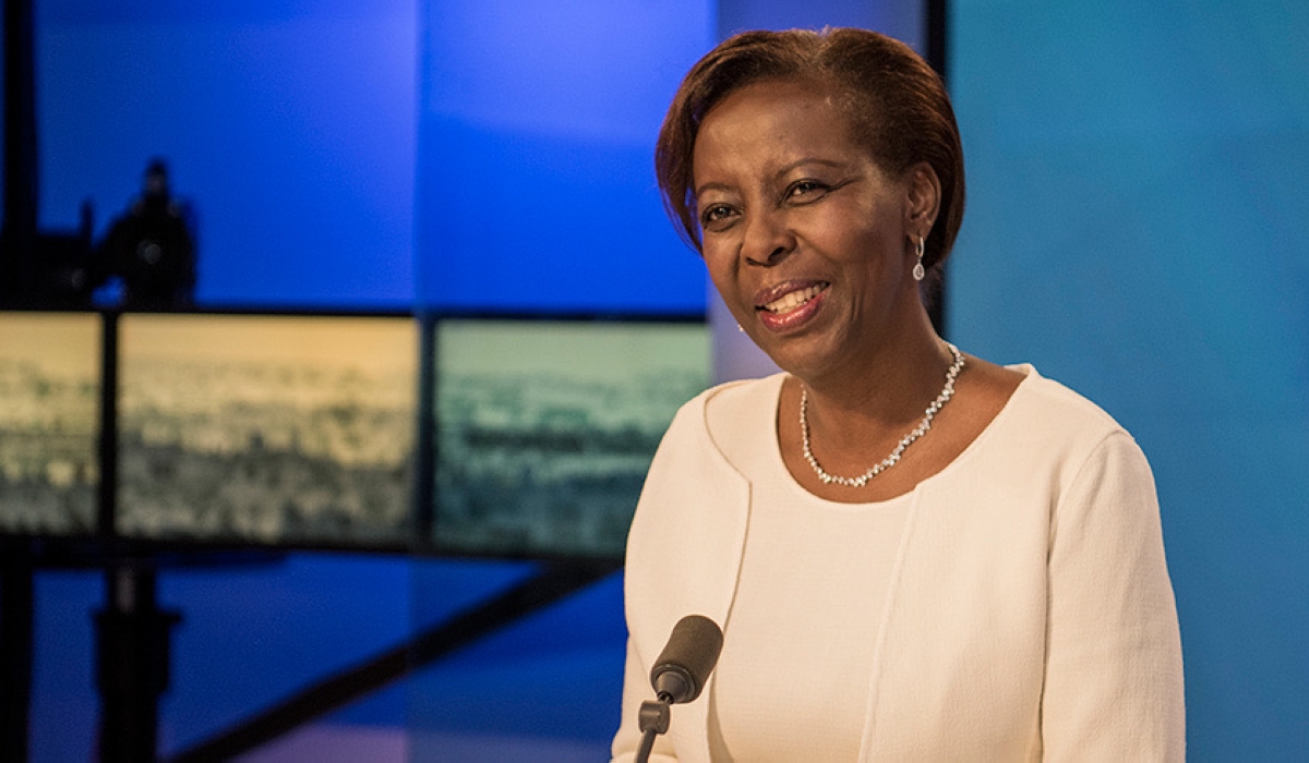 Louise Mushikiwabo, the Secretary General of the International Organisation of La Francophonie.File