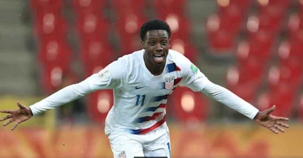 Tim Weah, son of former footballer and current president of Liberia George Weah, was on the socresheet on his World Cup debut during his side&#039;s 1-1 draw against Wales on Monday- Net Photo