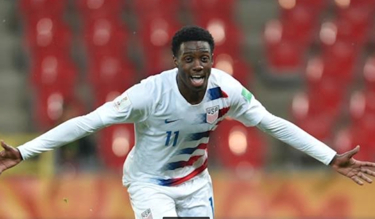 Tim Weah, son of former footballer and current president of Liberia George Weah, was on the socresheet on his World Cup debut during his side&#039;s 1-1 draw against Wales on Monday- Net Photo