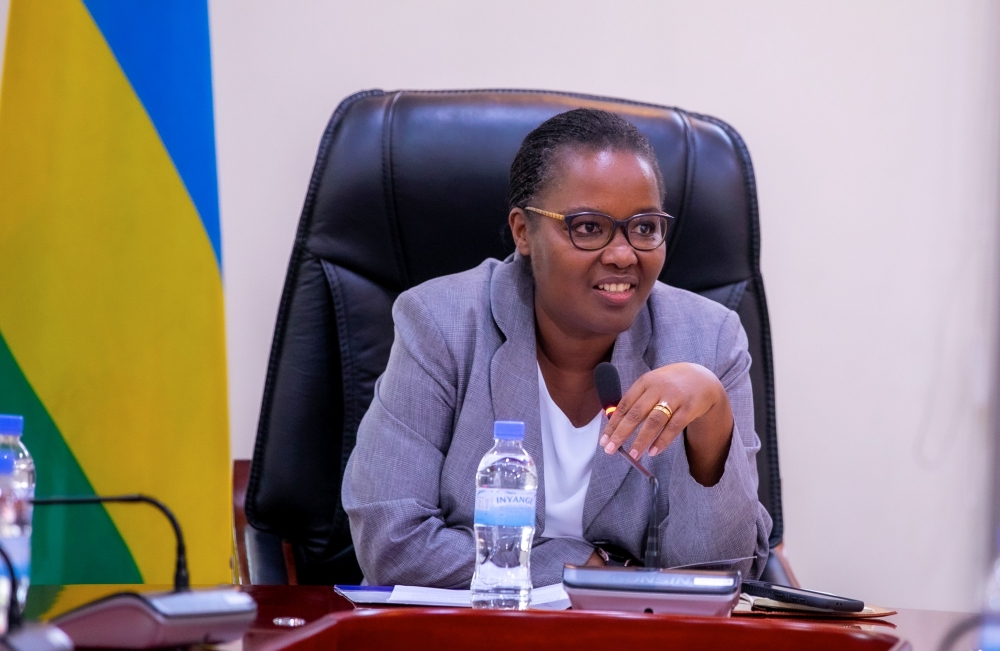 Minister of Agriculture and Animal Resources, Gerardine Mukeshimana. Courtesy