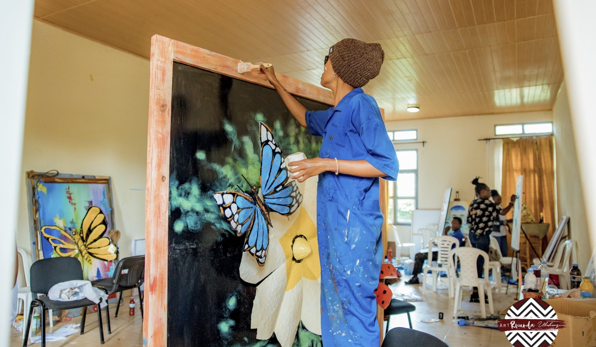 Showcasing painting skills