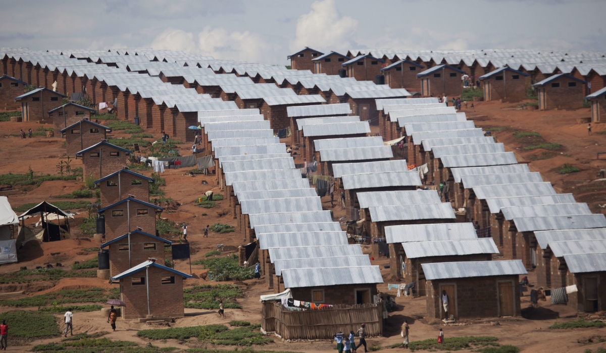 A view of Mahama Refugee Camp in Kirehe District where the launch of a Renewable Energy for Refugees (RE4R II) project , took place on Thursday, November 24. The 4-year project worth Rwf6.4billion is expected to benefit over 114,000 refugees and neighboring communities. Photo by Sam Ngendahimana