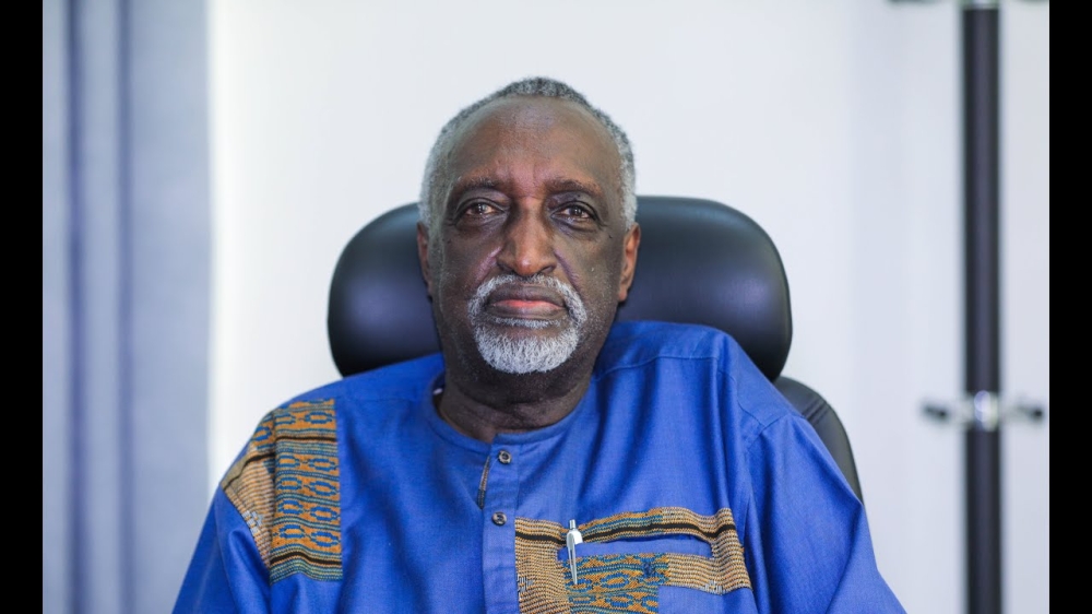 Tito Rutaremara  the chairperson of Rwanda Elders Advisory Forum. courtesy