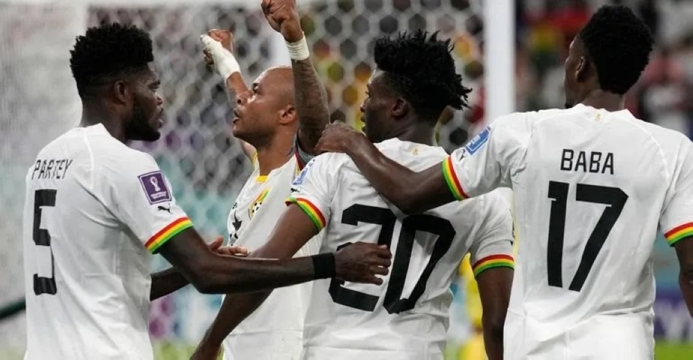The Black Stars of Ghana will face  South Korea today at the Education City Stadium in Al Rayyan. Net photo.