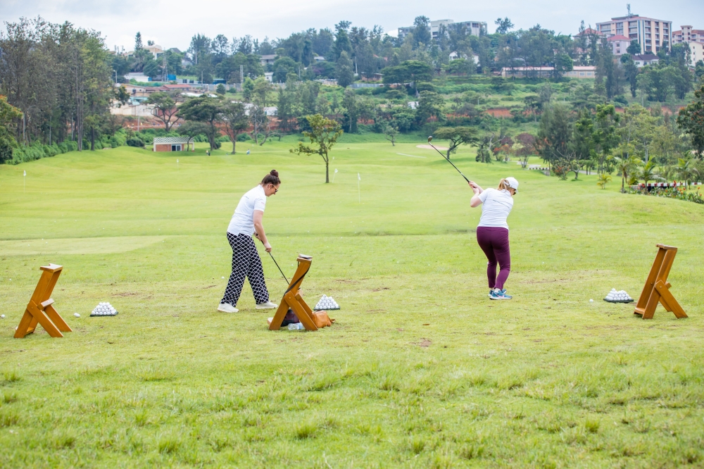 Golfers during the Golf for Conservation event held at Kigali Golf Club on Sunday, November 27. Photo: Courtesy.