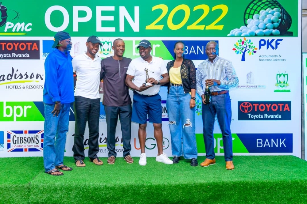 The awarding Ceremony of  the best performing golfers during PMC Golf Open 2022 concluded at Kigali Golf Club on Saturday, November 26. Photo: Olivier Mugwiza.