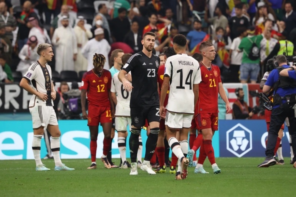 The draw at Al Bayt Stadium neither guarantees progress for Spain, nor an early trip home for Germany [Showkat Shafi/Al Jazeera]