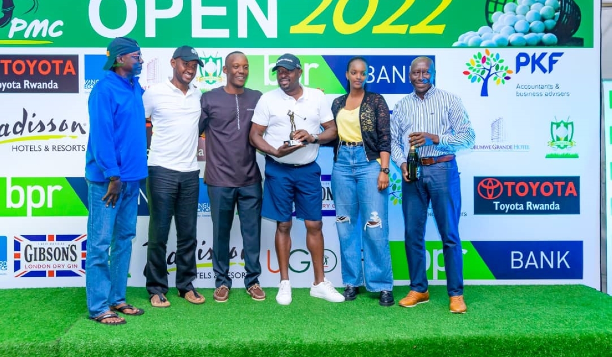 The awarding Ceremony of  the best performing golfers during PMC Golf Open 2022 concluded at Kigali Golf Club on Saturday, November 26. Photo: Olivier Mugwiza.