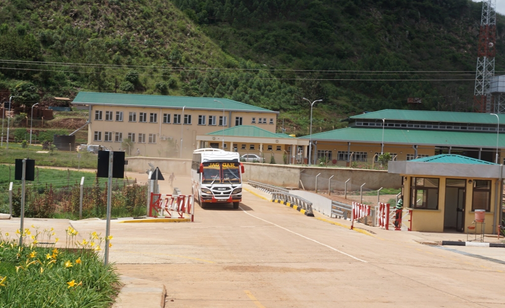 A cross border bus at Kagitumba border in Nyagatare District. Women cross-border traders were urged to use to maximum advantage like the cross-border markets and one-stop border posts that  the country is establishing. File