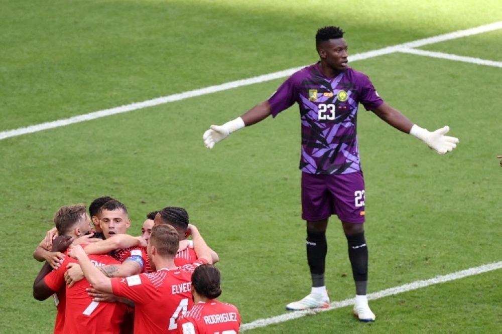Onana had played in Cameroon&#039;s opening game at the World Cup, a 1-0 loss to Switzerland [Marko Djurica/Reuters]