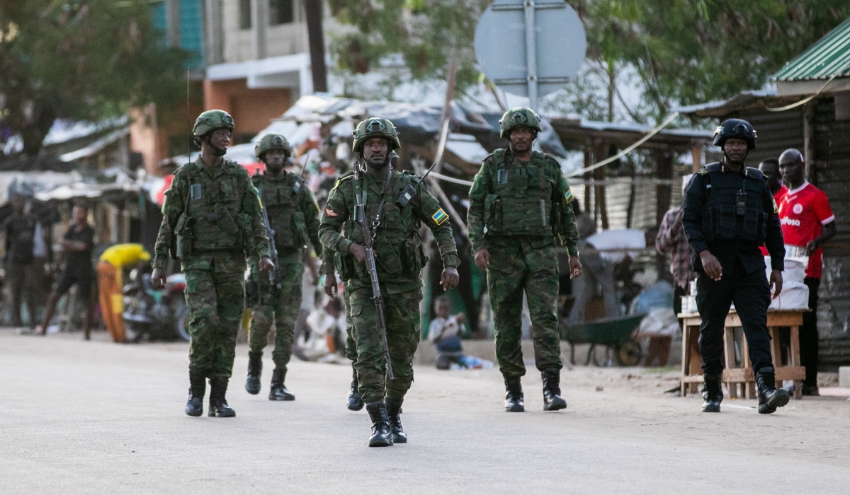 Rwanda security forces in Cabo Delgado on September 26, 2022. The European Union has approved €20 million  in assistance for the operations of the Rwandan troops in Cabo Delgado .Photo by Olivier Mugwiza