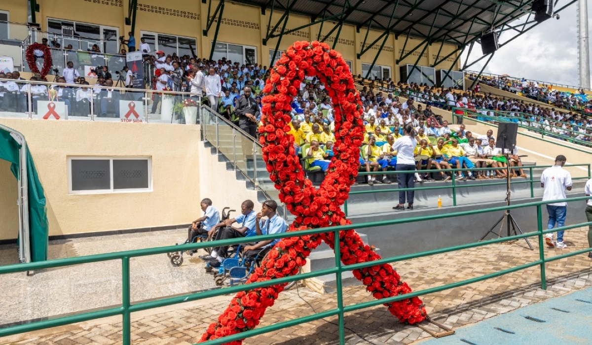 The event to mark the World AIDS Day took place at Huye Stadium on December 1. Courtersy