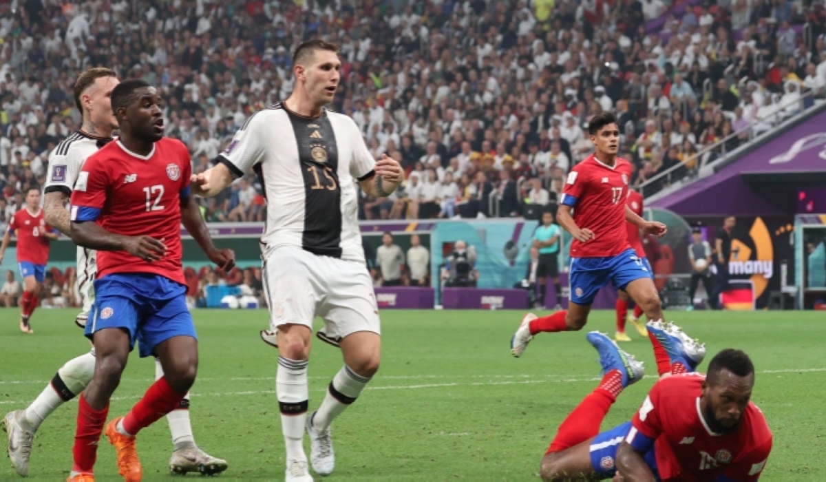 A tense match, full of drama, saw Germany take a lead over Costa Rica [Showkat Shafi/Al Jazeera