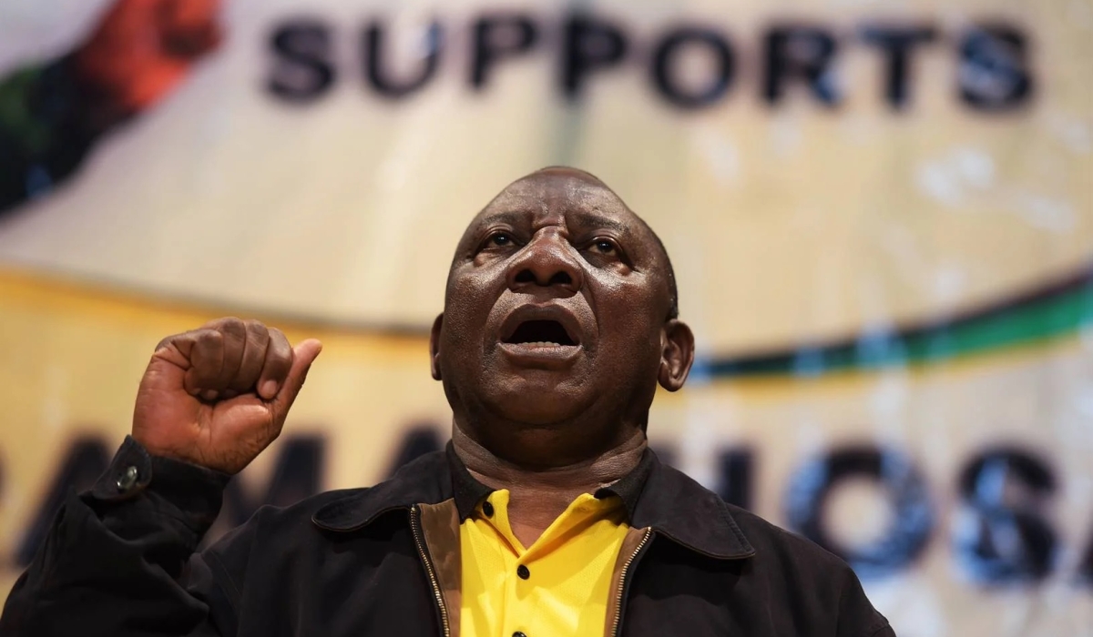 SA President Cyril Ramaphosa.