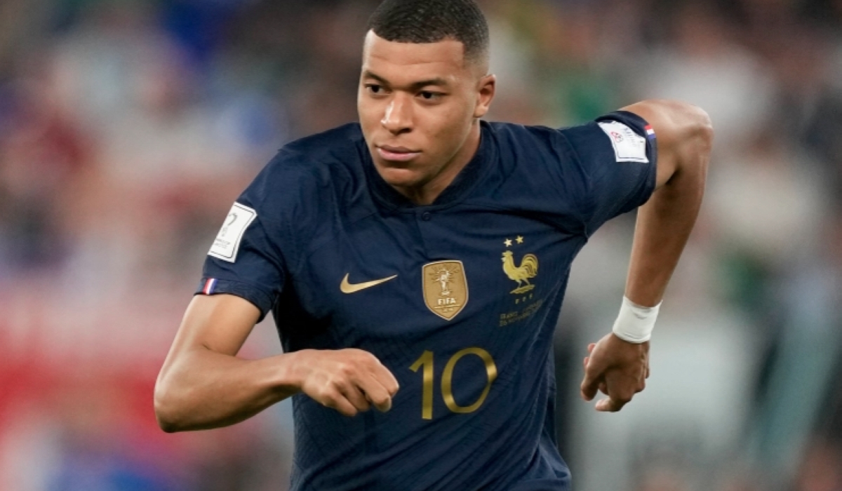 France&#039;s Kylian Mbappe is a player to watch in the December 4, 2022 Round of 16 match between France and Poland at the World Cup in Qatar [File: Frank Augstein/AP Photo]