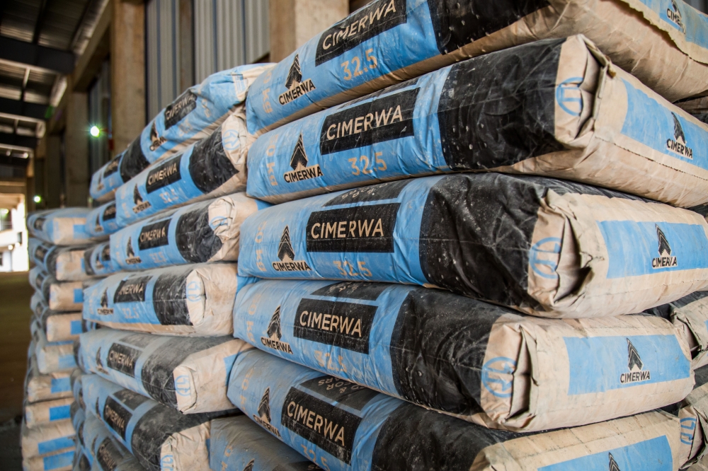 Inside CIMERWA warehouse in Rusizi. CIMERWA has announced that it will pay out Rwf10.5 billion in dividends to shareholders, following a record Rwf92.1 billion total revenues in 2022.File