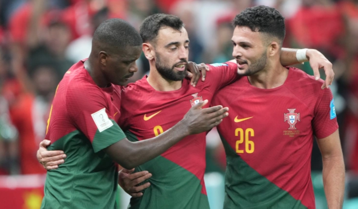 Portugal sweep past Switzerland thanks to a hat-trick from Goncalo Ramos and a solid team effort [Sorin Furcoi/Al Jazeera]