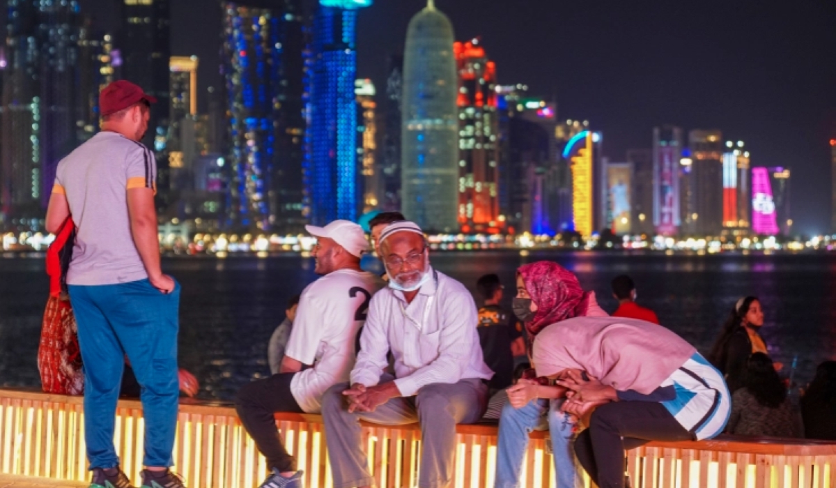The Doha Corniche has been a popular hangout spot during the World Cup [Sorin Furcoi/Al Jazeera]