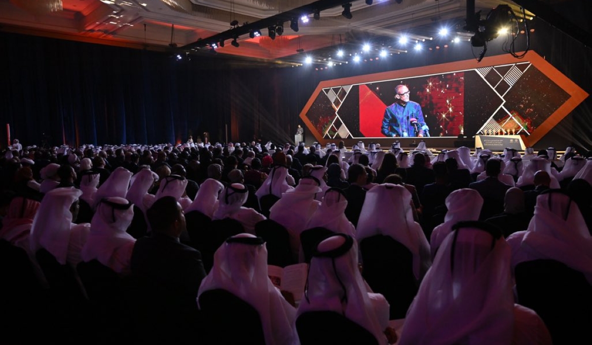 President Paul Kagame addresses delegates at the International Anticorruption Excellence Awards Ceremony in Doha, on December 8. Photo by Village Urugwiro