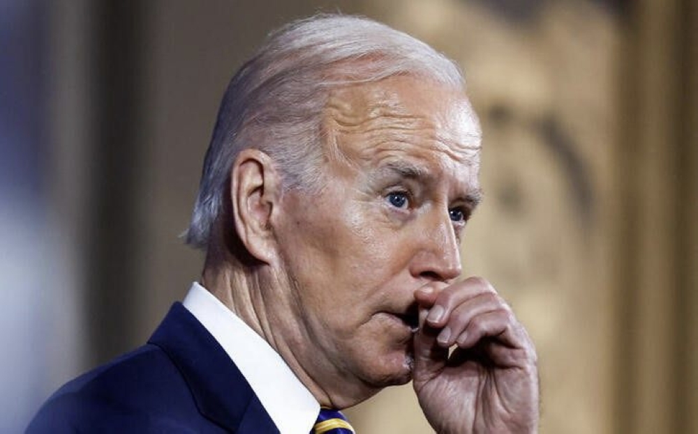 U.S. President Joe Biden addresses the White House Tribal Nations Summit at the Interior Department in Washington, U.S., November 30, 2022. REUTERS/Evelyn Hockstein