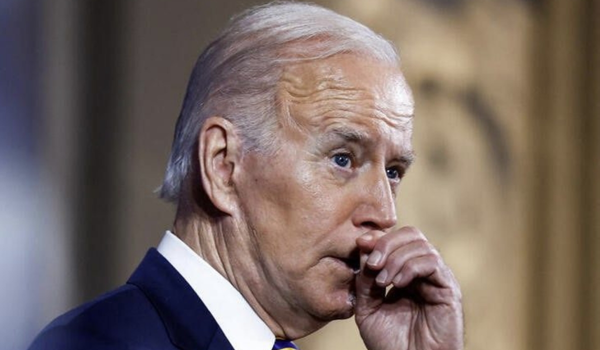 U.S. President Joe Biden addresses the White House Tribal Nations Summit at the Interior Department in Washington, U.S., November 30, 2022. REUTERS/Evelyn Hockstein