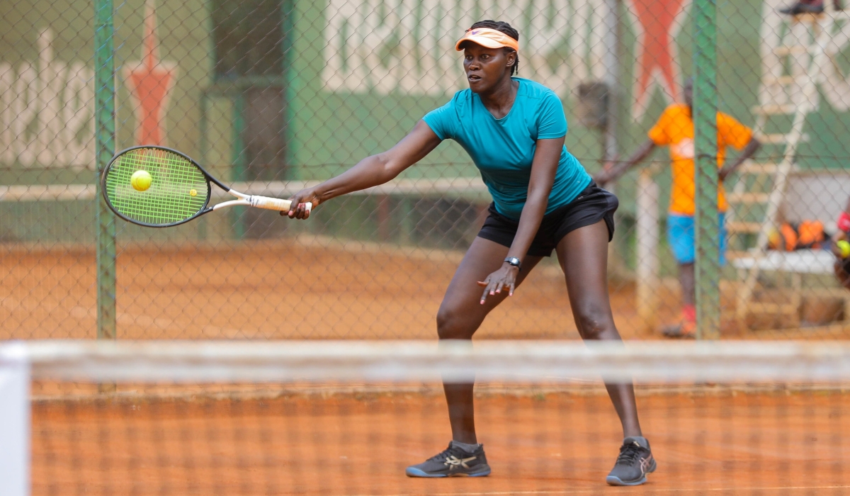 Meghane during a game. A total of 97 tennis players are expected to participate in the forthcoming Rwanda Open 2022 tennis tournament which kicks off Monday, December 12. Craish BAHIZI