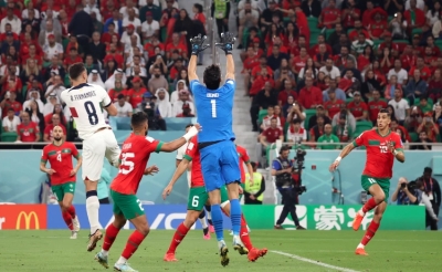 The Morocco keeper is one of the breakout successes of the World Cup in Qatar [Showkat Shafi/Al Jazeera]