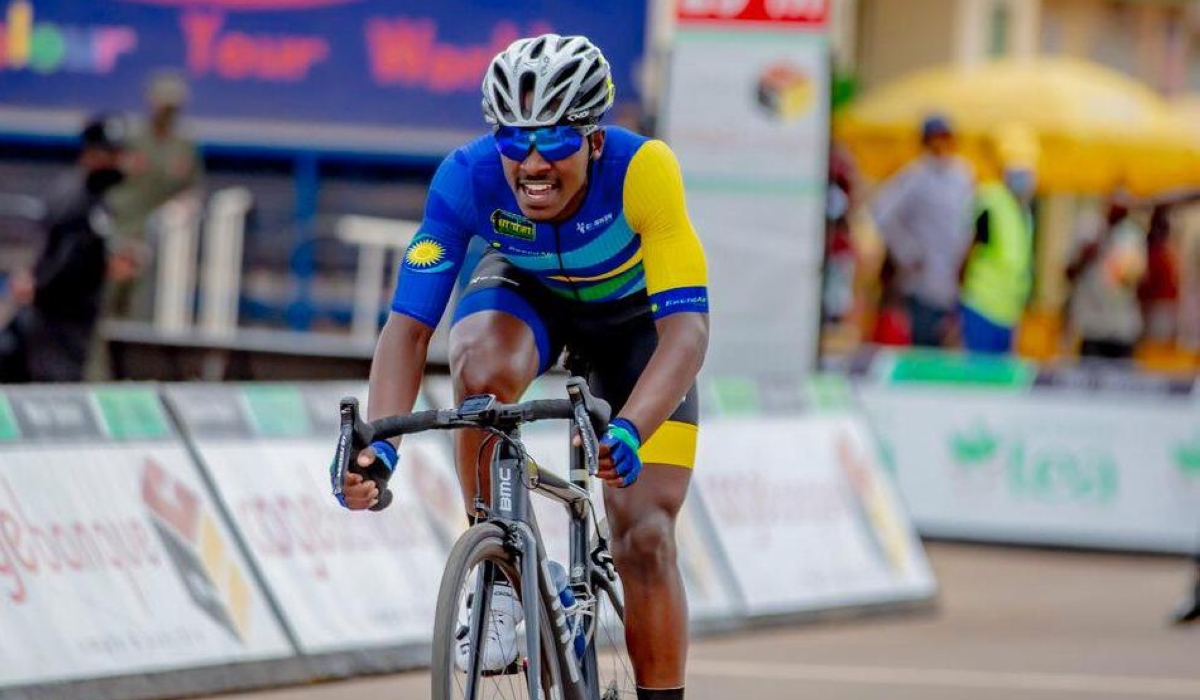 Team Rwanda cyclist Renus Byiza Uhiriwe is among  16 riders summoned by the coach, that joined the training camp for the forthcoming major tournaments La Tropicale Amissa Bongo slated for January 23-29 in Gabon. File