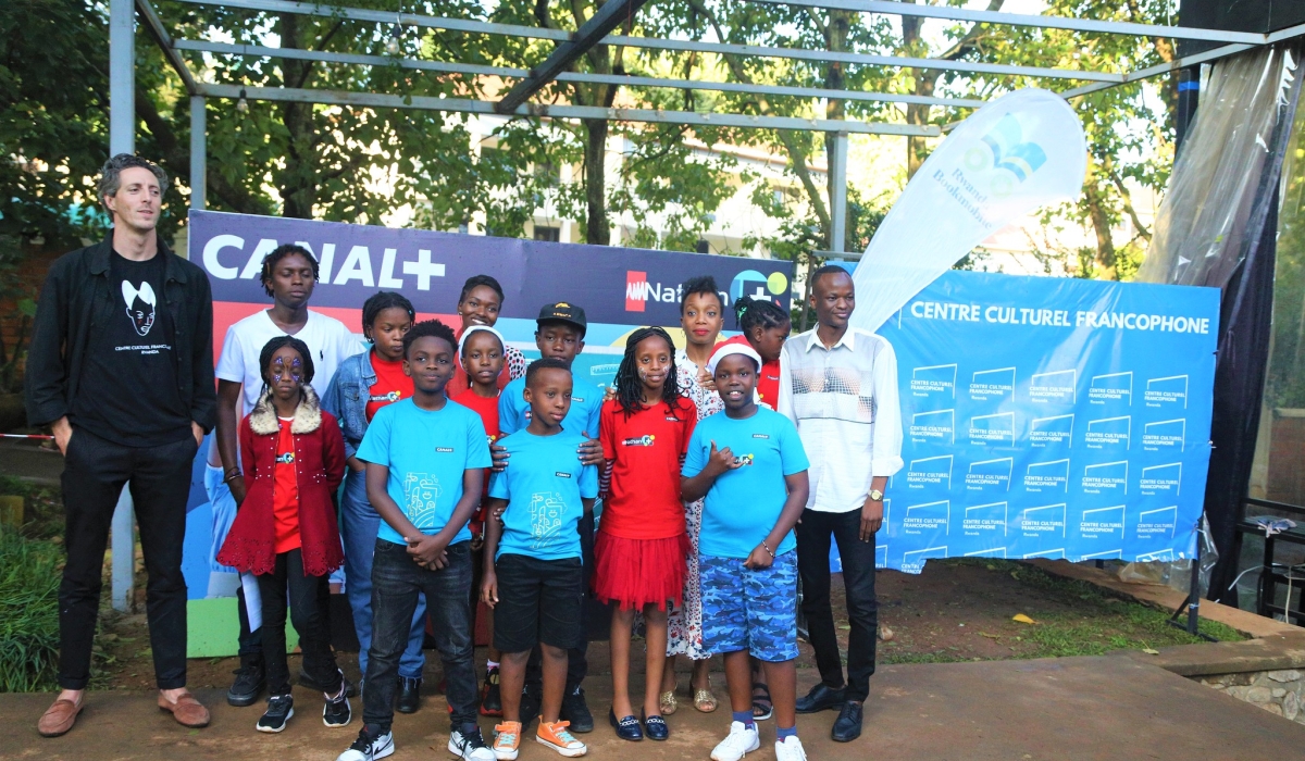 CANAL+ has partnered with the French Institute (Francophone Cultural Center) to boost children’s education by creating a space. All photos by Dan Gatsinzi
