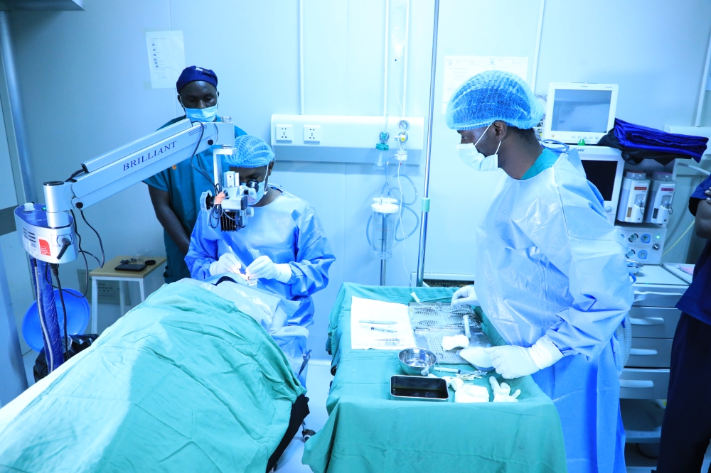 Doctors conduct medical operations at Masaka Hospital in Kigali on October 13, 2022. Through the ongoing diaspora engagement programs, highly skilled Rwandans living abroad are encouraged and facilitated to return and contribute to the development of the country across their professional fields. Photo Craish Bahizi
