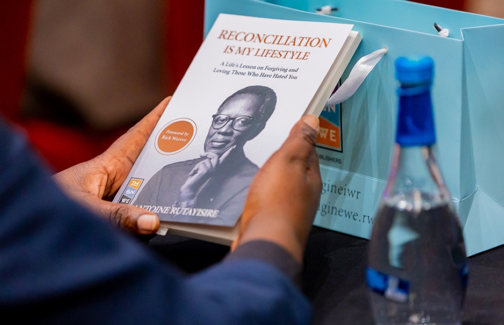 Reverend Antoine Rutayisire launched his book on reconciliation entitled “Reconciliation is my lifestyle .A life’s lesson on forgiving and loving those who have hated,” , on Sunday, December 18. Courtesy