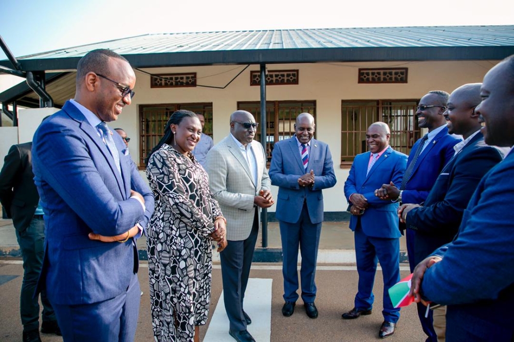 The Burundian officials who arrived in Rwanda on Monday will meet with thousands of refugees in Mahama camp.