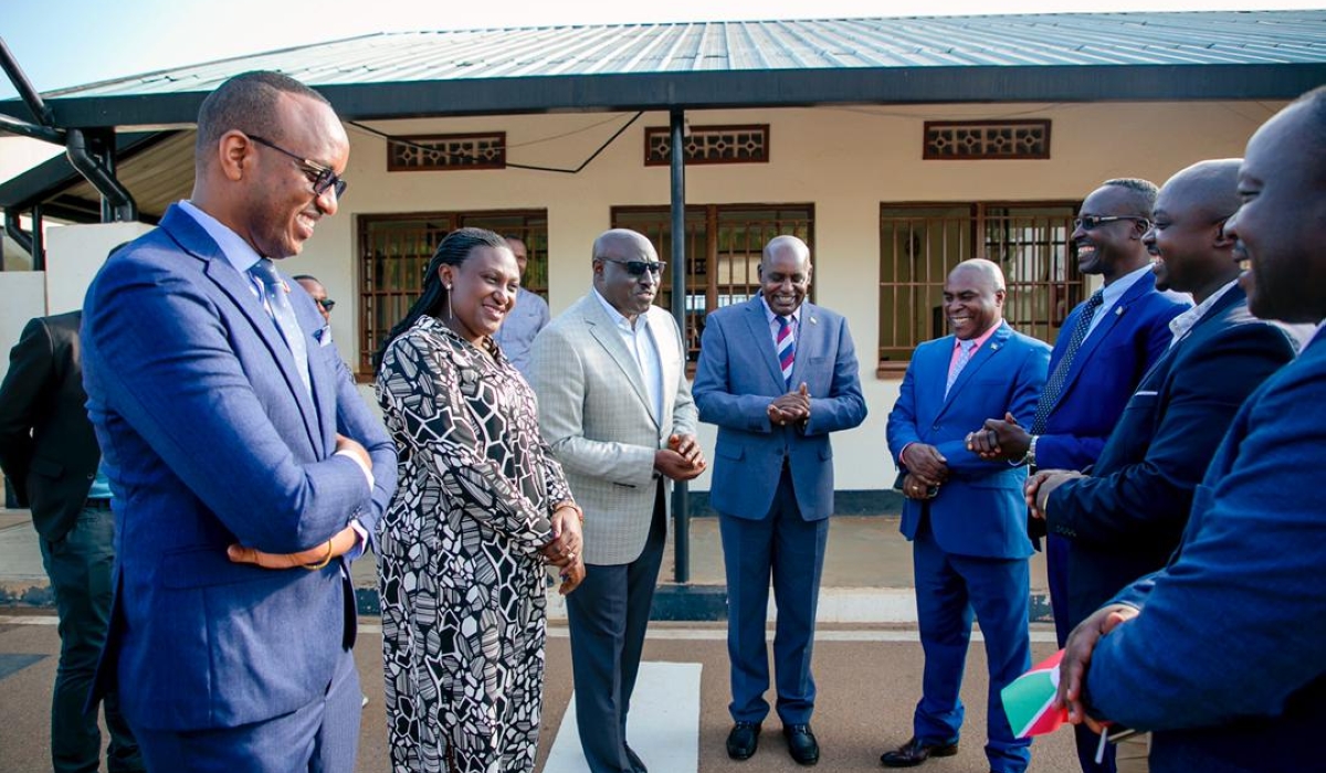 The Burundian officials who arrived in Rwanda on Monday will meet with thousands of refugees in Mahama camp.