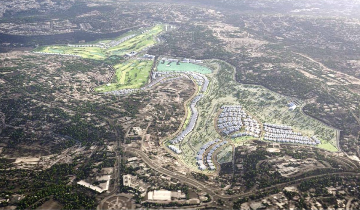 An artistic impression of the Kigali Golf Resort and Villas project that will have gold course, hotel, real estate, lake, eco-park among others. Courtesy
