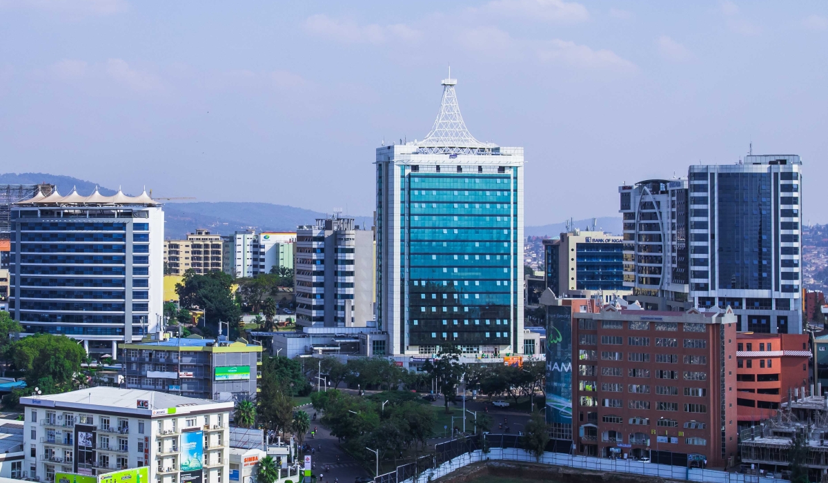 A view of Kigali City&#039;s Business District  in Nyarugenge. Rwanda was ranked by  the World Intellectual Property Organisation (WIPO)  as the leading low-income country in Sub-Saharan Africa with the fastest broadband speed. File