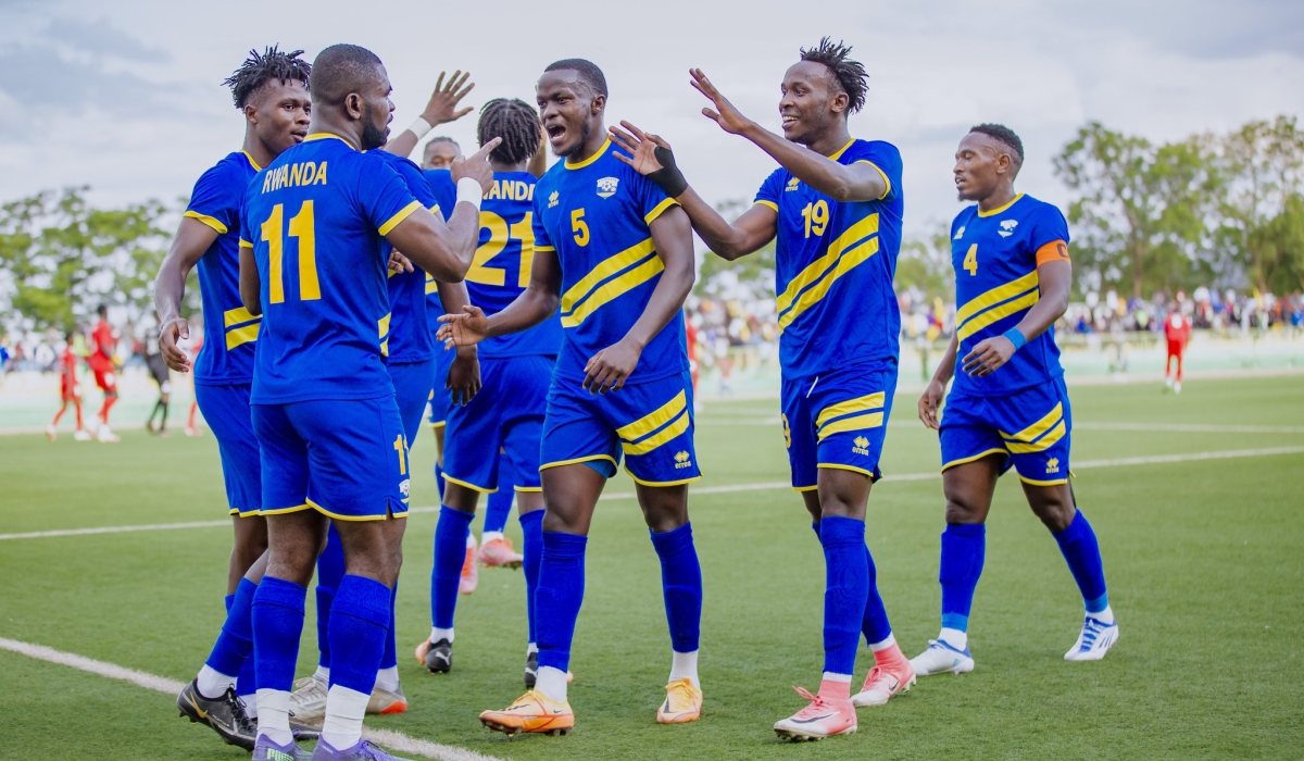 Rwanda’s national team Amavubi are ranked 40th in Africa and 137th globally as per the latest FIFA Coca Cola World men’s football ranking. Courtesy
