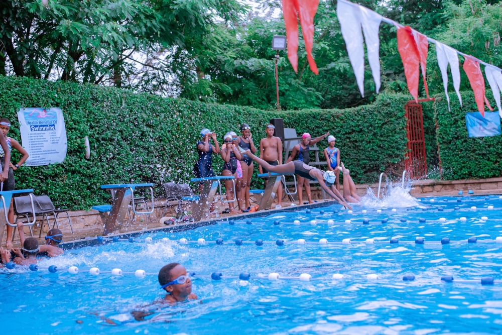 Some of 130 young athletes who were identified to start early preparations for the 2026 Youth Olympic Games that will take place in Dakar, Senegal. Courtesy